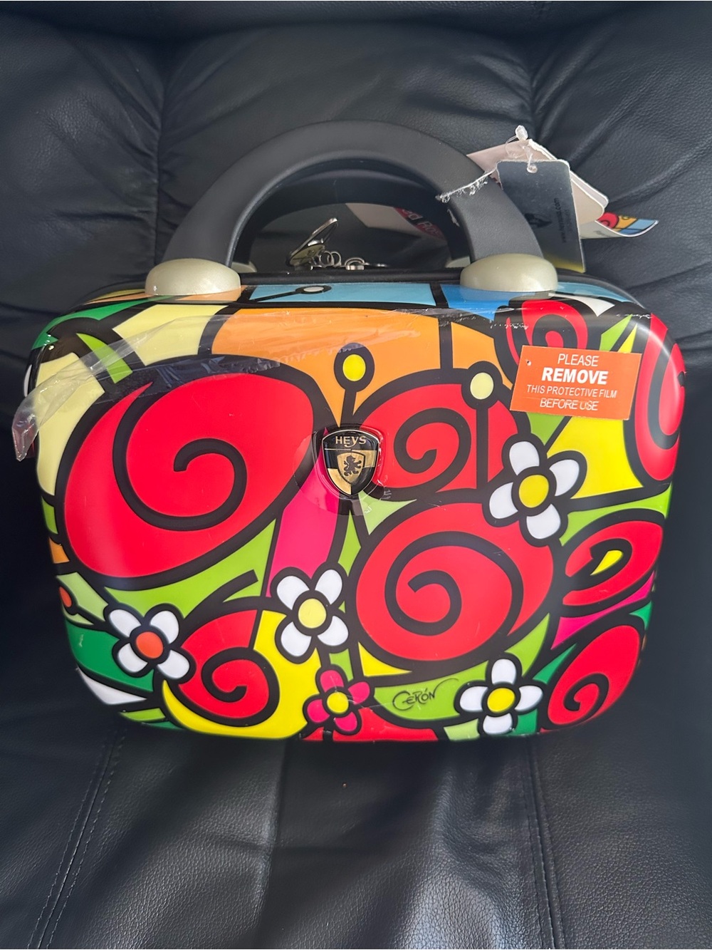 Multicolor Floral Travel Cosmetic Case